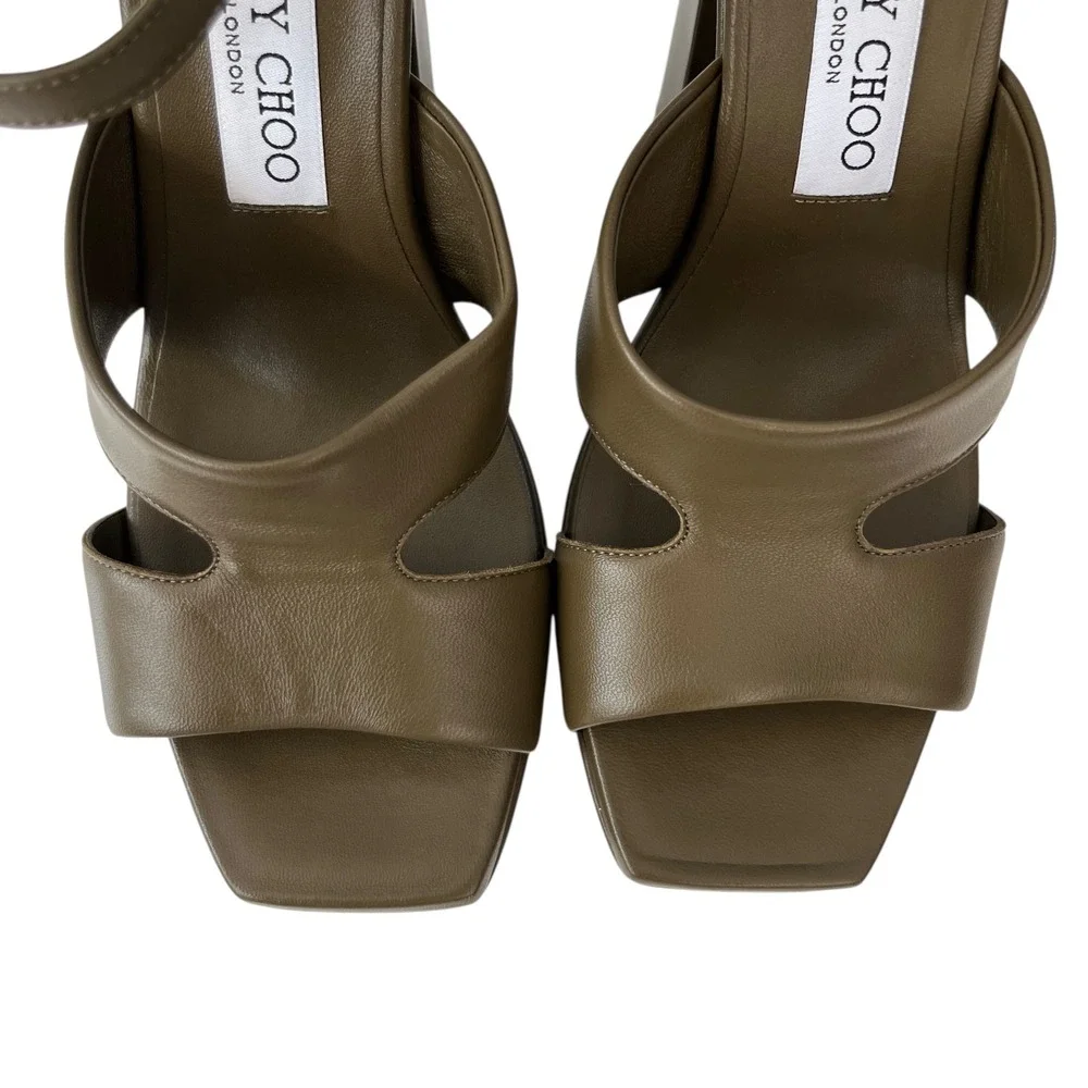 Jimmy Choo Ellison 140 Heel in Caper Green